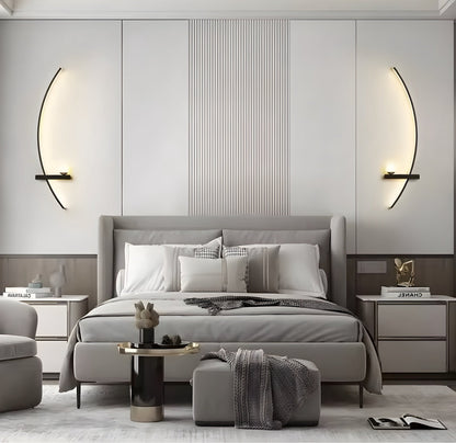Dimmable Modern Wall Sconce with Minimalist Design for Bedroom and Living Room 2