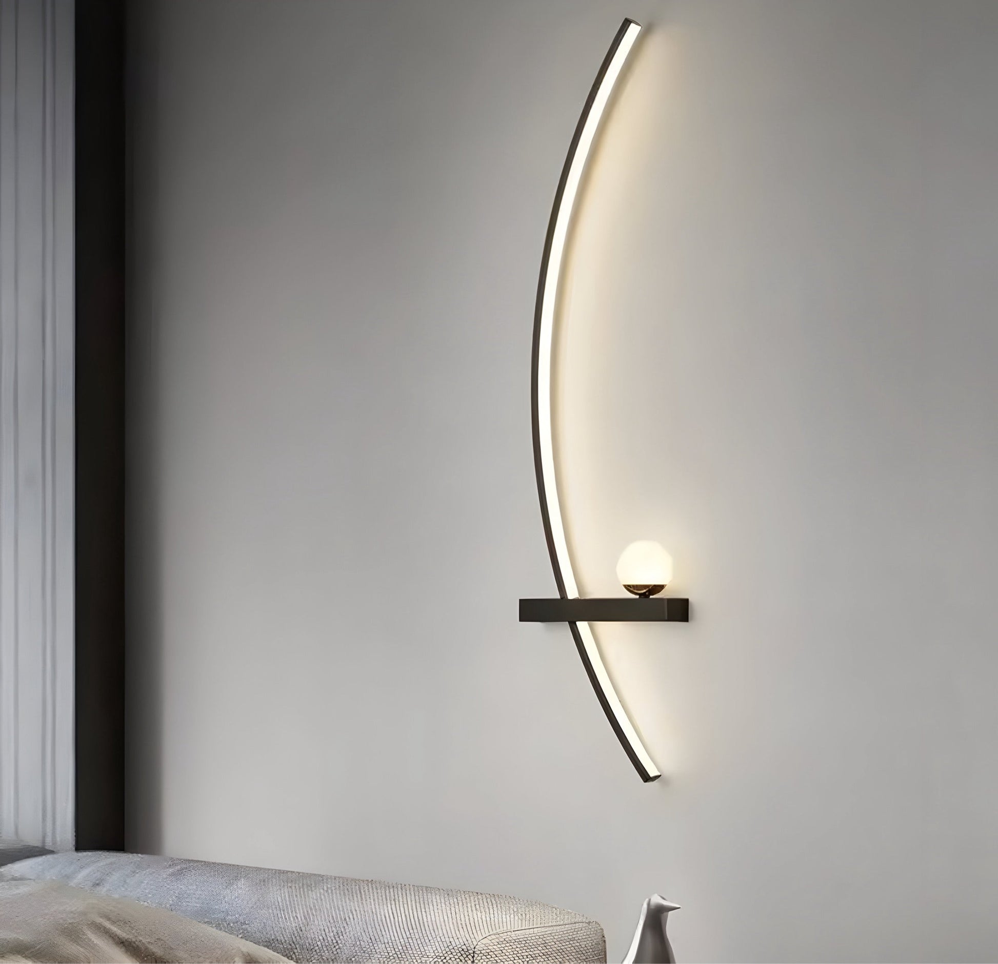 Dimmable Modern Wall Sconce with Minimalist Design for Bedroom and Living Room 5