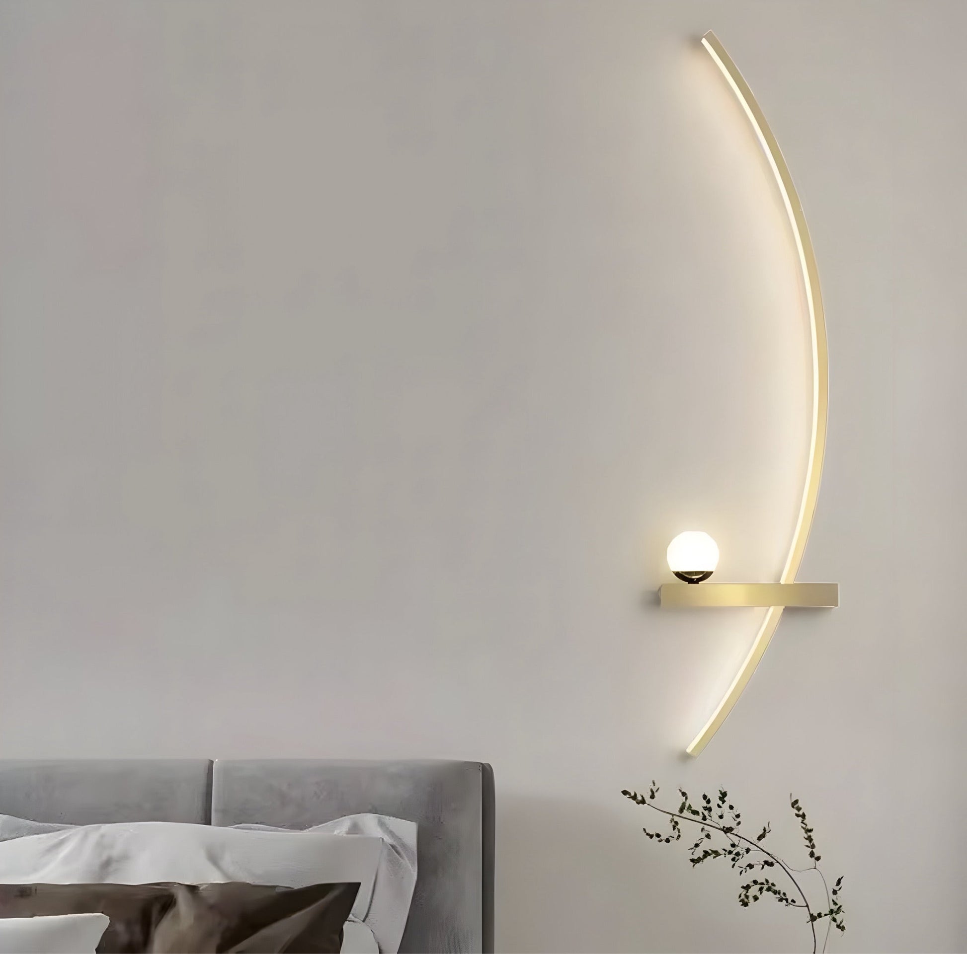 Dimmable Modern Wall Sconce with Minimalist Design for Bedroom and Living Room 6