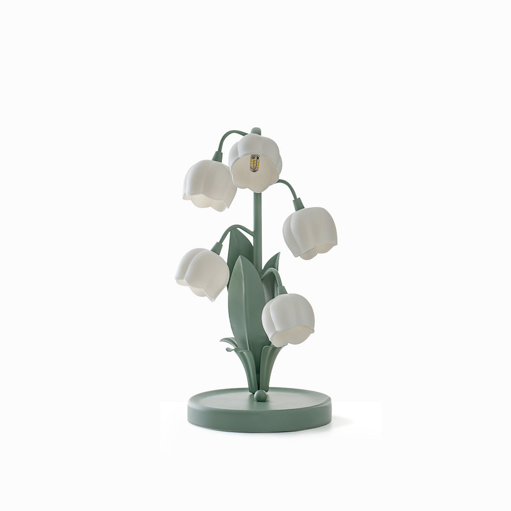 Elegant Bell Orchid Table Lamp for Cozy Living Room and Bedroom Spaces 1