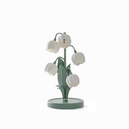 Elegant Bell Orchid Table Lamp for Cozy Living Room and Bedroom Spaces 1