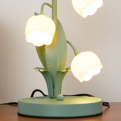 Elegant Bell Orchid Table Lamp for Cozy Living Room and Bedroom Spaces 8
