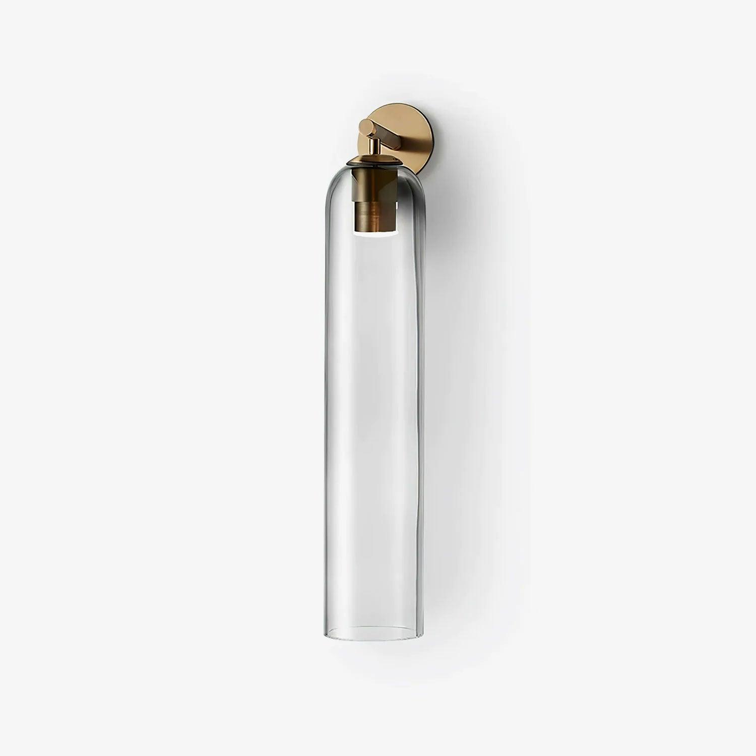 Elegant Cylindrical Art Glass Wall Sconce Light for Indoor Decoration 1