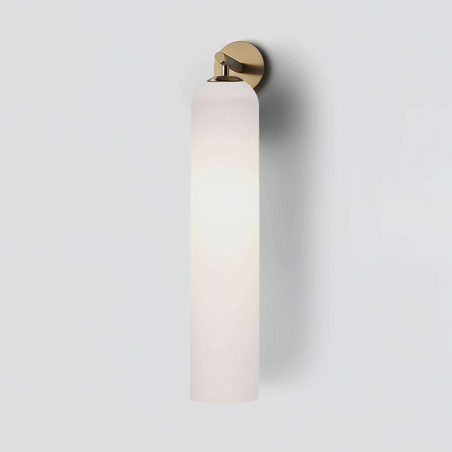Elegant Cylindrical Art Glass Wall Sconce Light for Indoor Decoration 13