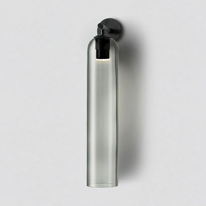 Elegant Cylindrical Art Glass Wall Sconce Light for Indoor Decoration 15