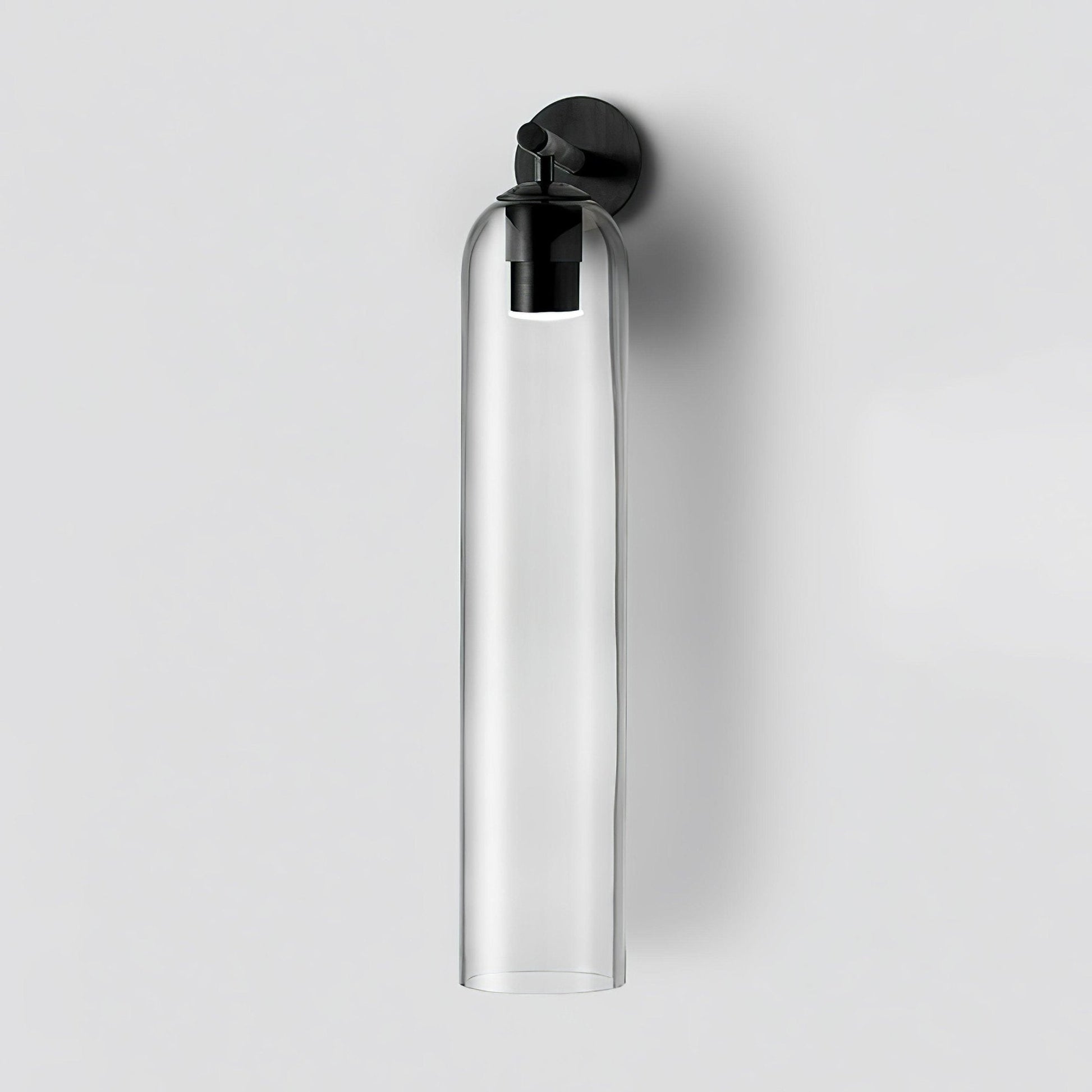 Elegant Cylindrical Art Glass Wall Sconce Light for Indoor Decoration 16