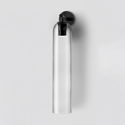 Elegant Cylindrical Art Glass Wall Sconce Light for Indoor Decoration 16