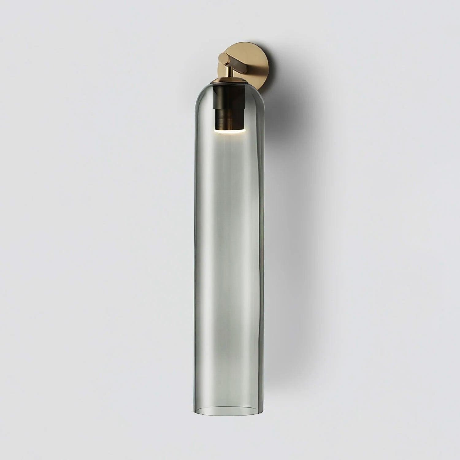 Elegant Cylindrical Art Glass Wall Sconce Light for Indoor Decoration 21