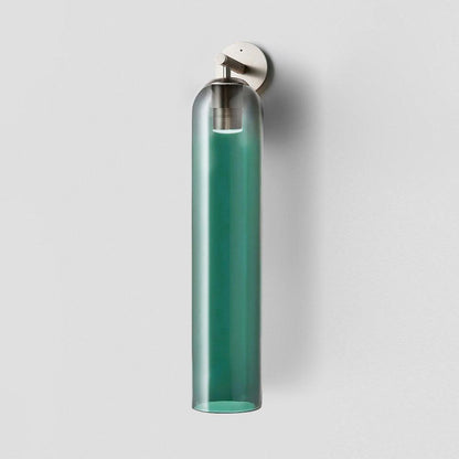 Elegant Cylindrical Art Glass Wall Sconce Light for Indoor Decoration 26