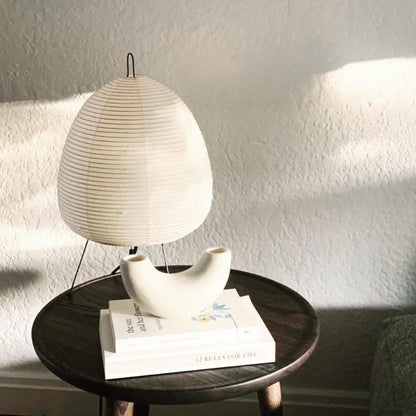 Elegant Mulberry Paper Table Lamp for Bedroom and Living Room Décor 7