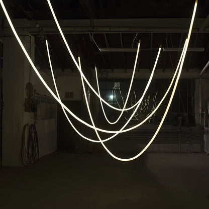 Flexible LED Pendant Light - Customizable Kitchen Pendant Lighting, Energy Efficient 4