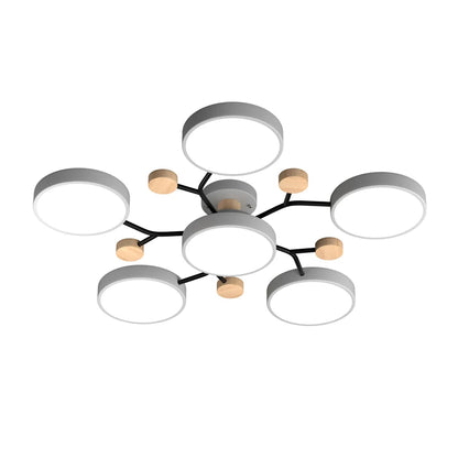 Flush Mount Ceiling Light - Modern Molecular LED Design for Home Décor 11