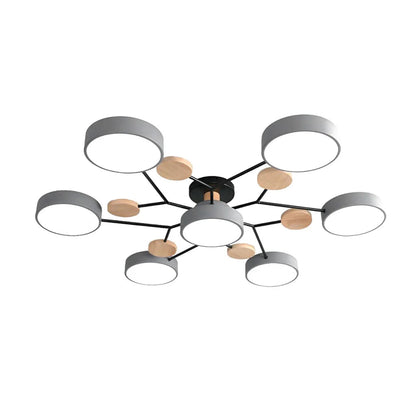 Flush Mount Ceiling Light - Modern Molecular LED Design for Home Décor 19