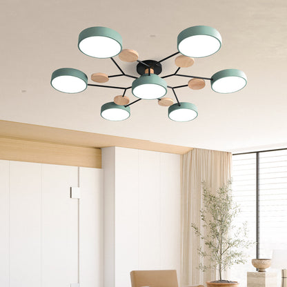 Flush Mount Ceiling Light - Modern Molecular LED Design for Home Décor 2