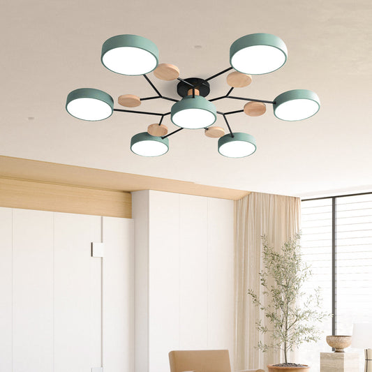Flush Mount Ceiling Light - Modern Molecular LED Design for Home Décor 2