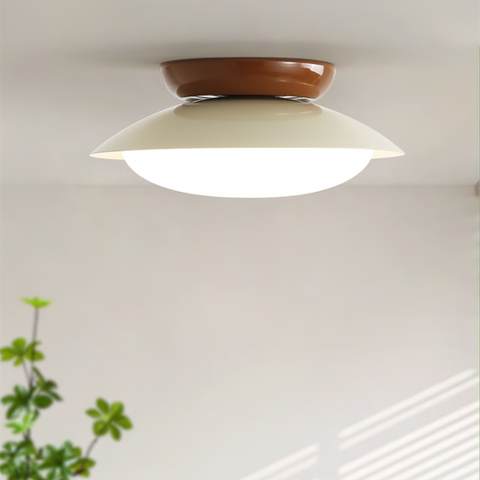 Flush Mount Ceiling Light with Dome Shape and Integrated LED for Modern Spaces 3