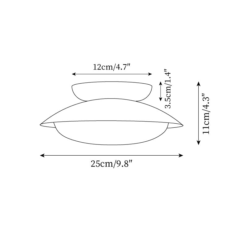 Flush Mount Ceiling Light with Dome Shape and Integrated LED for Modern Spaces 5