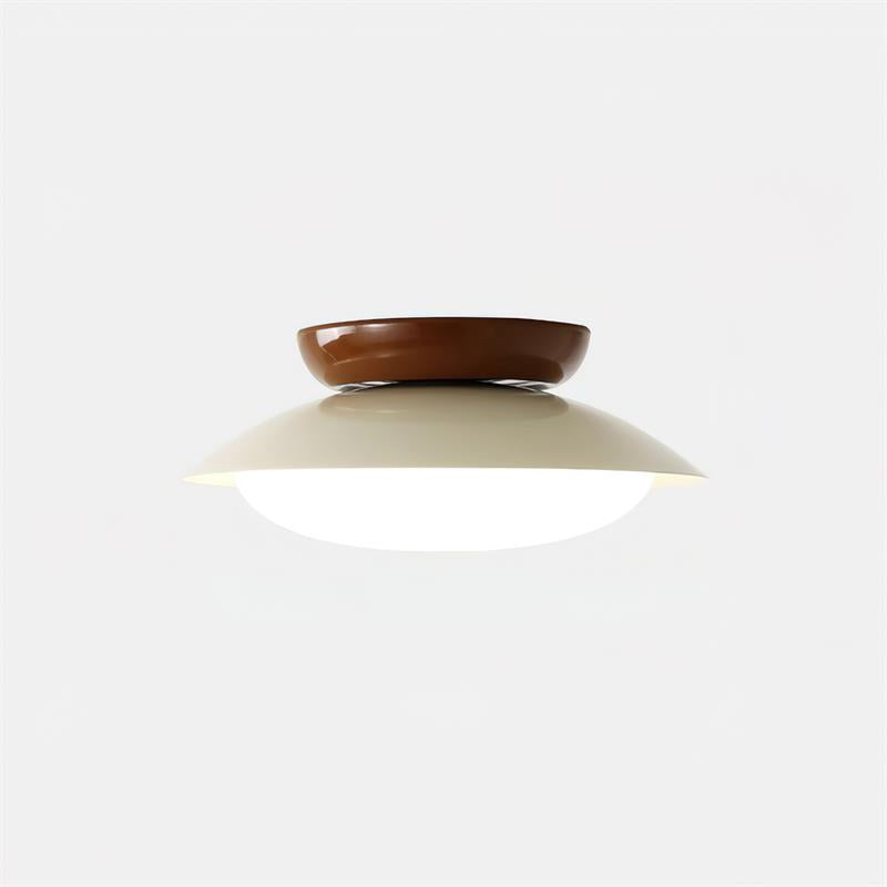 Flush Mount Ceiling Light with Dome Shape and Integrated LED for Modern Spaces 9