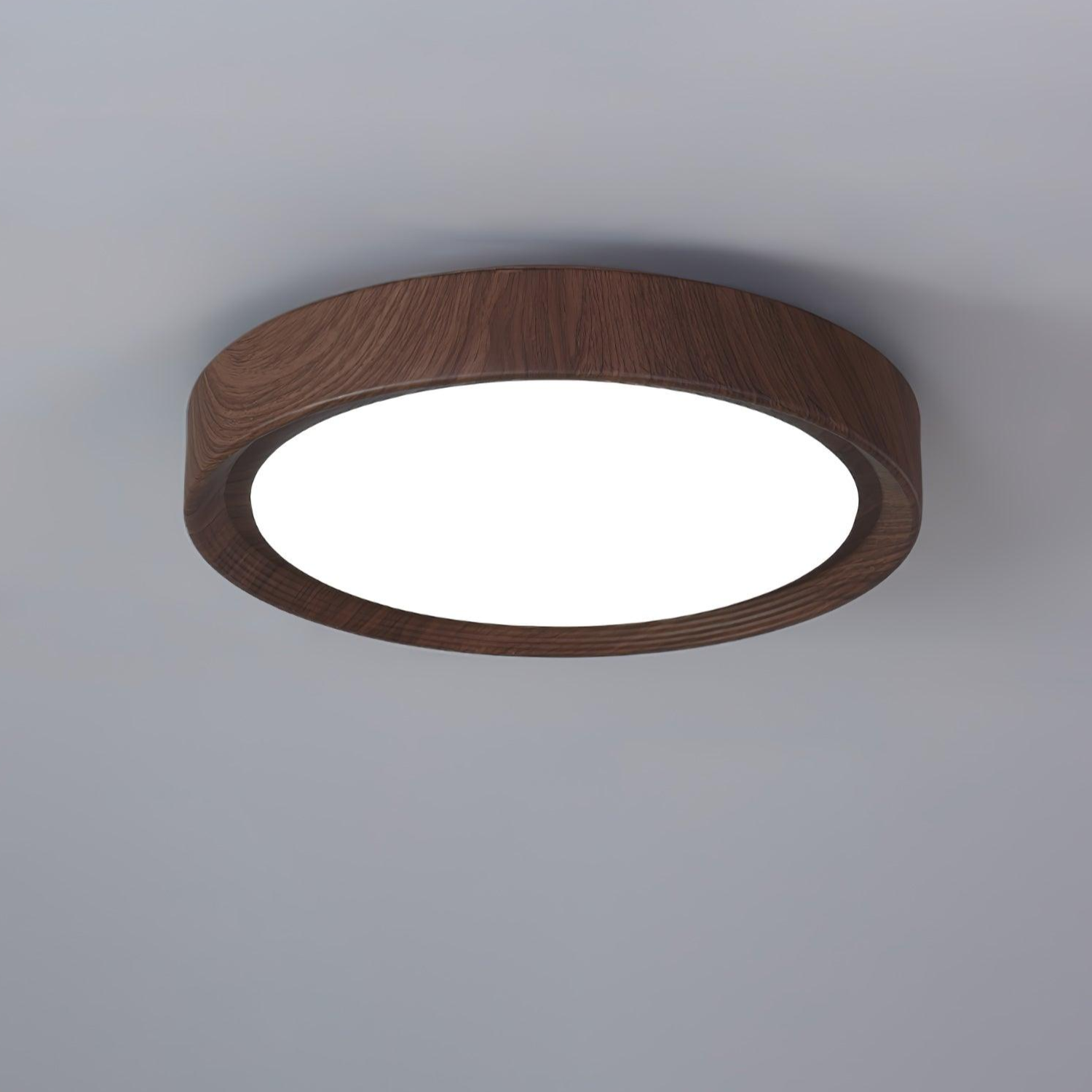 Flush Mount Ceiling Light with Wood Grain Design for Modern Home Décor 10