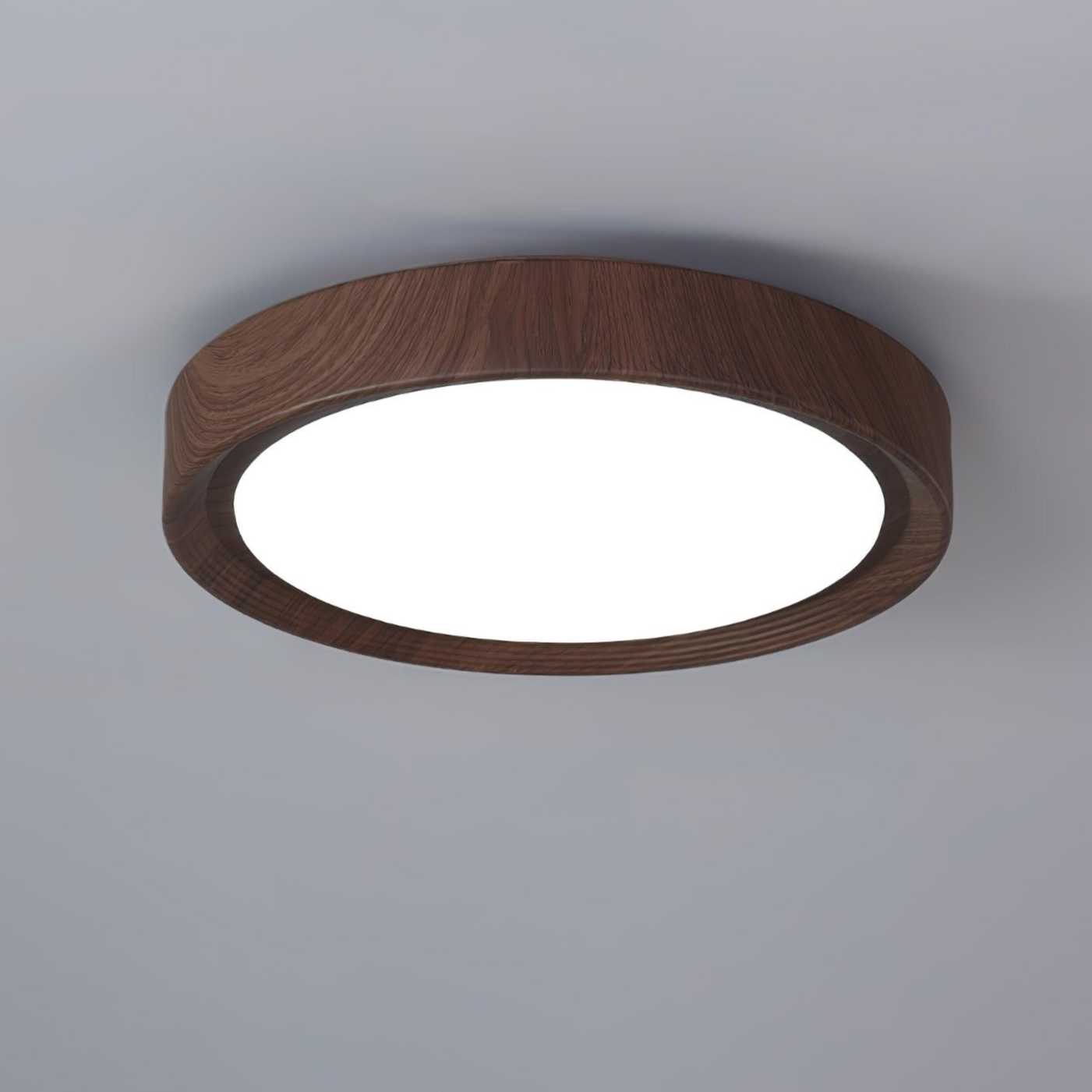 Flush Mount Ceiling Light with Wood Grain Design for Modern Home Décor 13