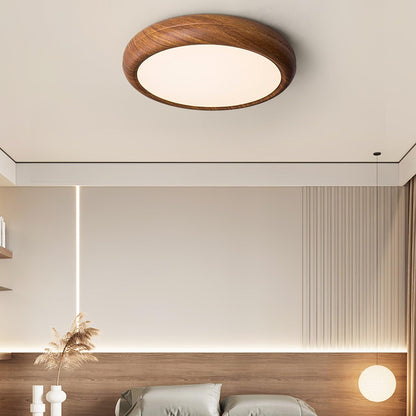 Flush Mount Ceiling Light with Wood Grain Design for Modern Home Décor 6