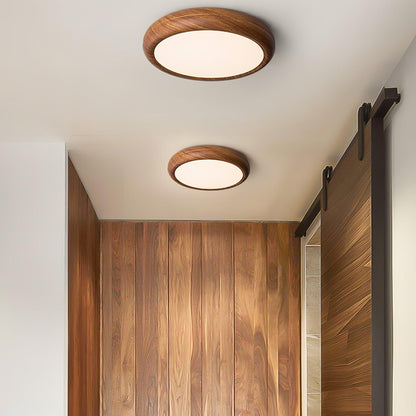Flush Mount Ceiling Light with Wood Grain Design for Modern Home Décor 7