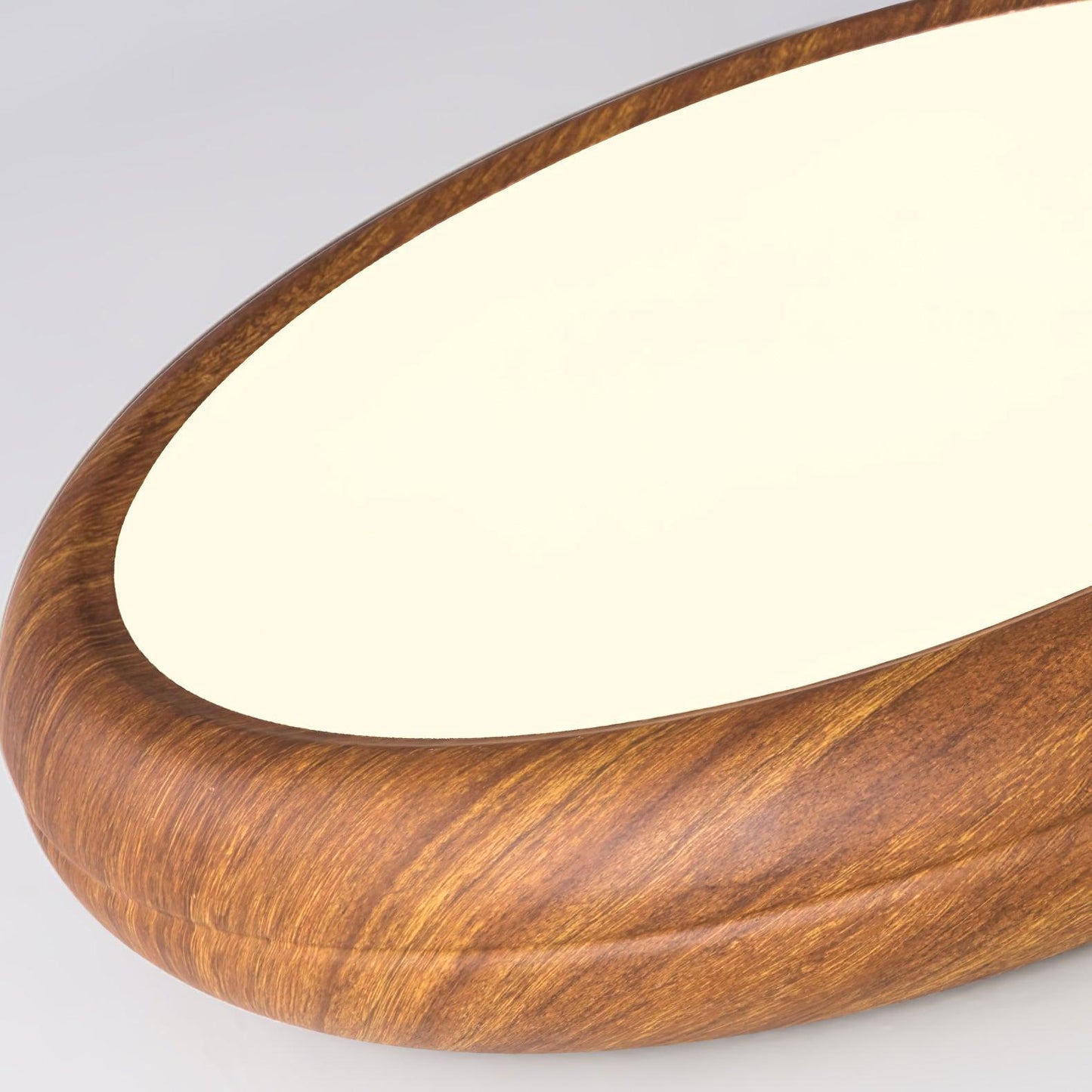 Flush Mount Ceiling Light with Wood Grain Design for Modern Home Décor 8