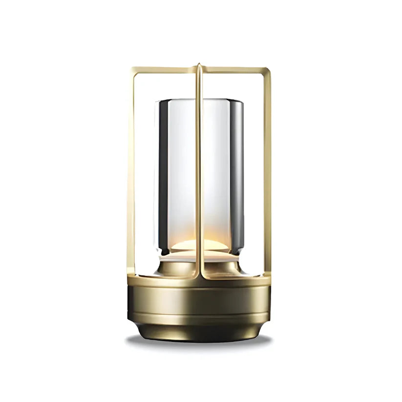 Crystal Cylinder Table Lamp with Touch Sensor