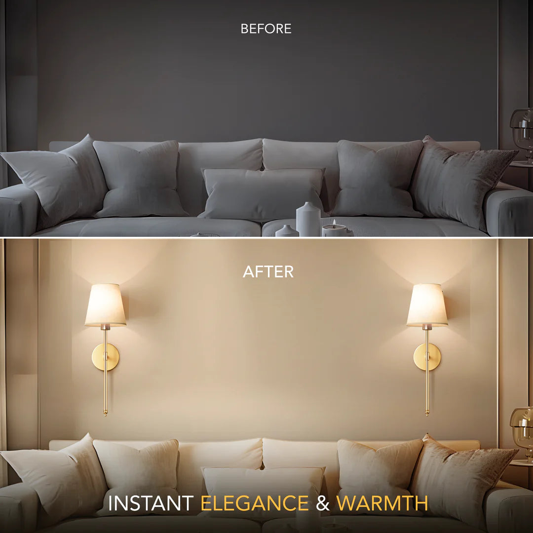 Wireless Wall Light with Remote Control