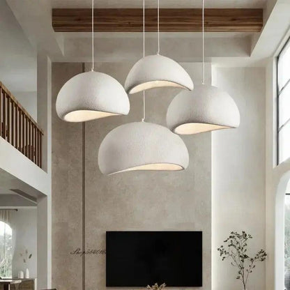 Japandi Inspired Resin Pendant Light - Modern Kitchen Pendant Lighting 1