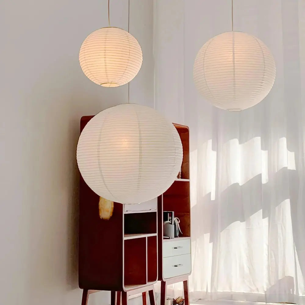 Japanese Harmony Pendant Light - Adjustable Height Kitchen Pendant Lighting 1