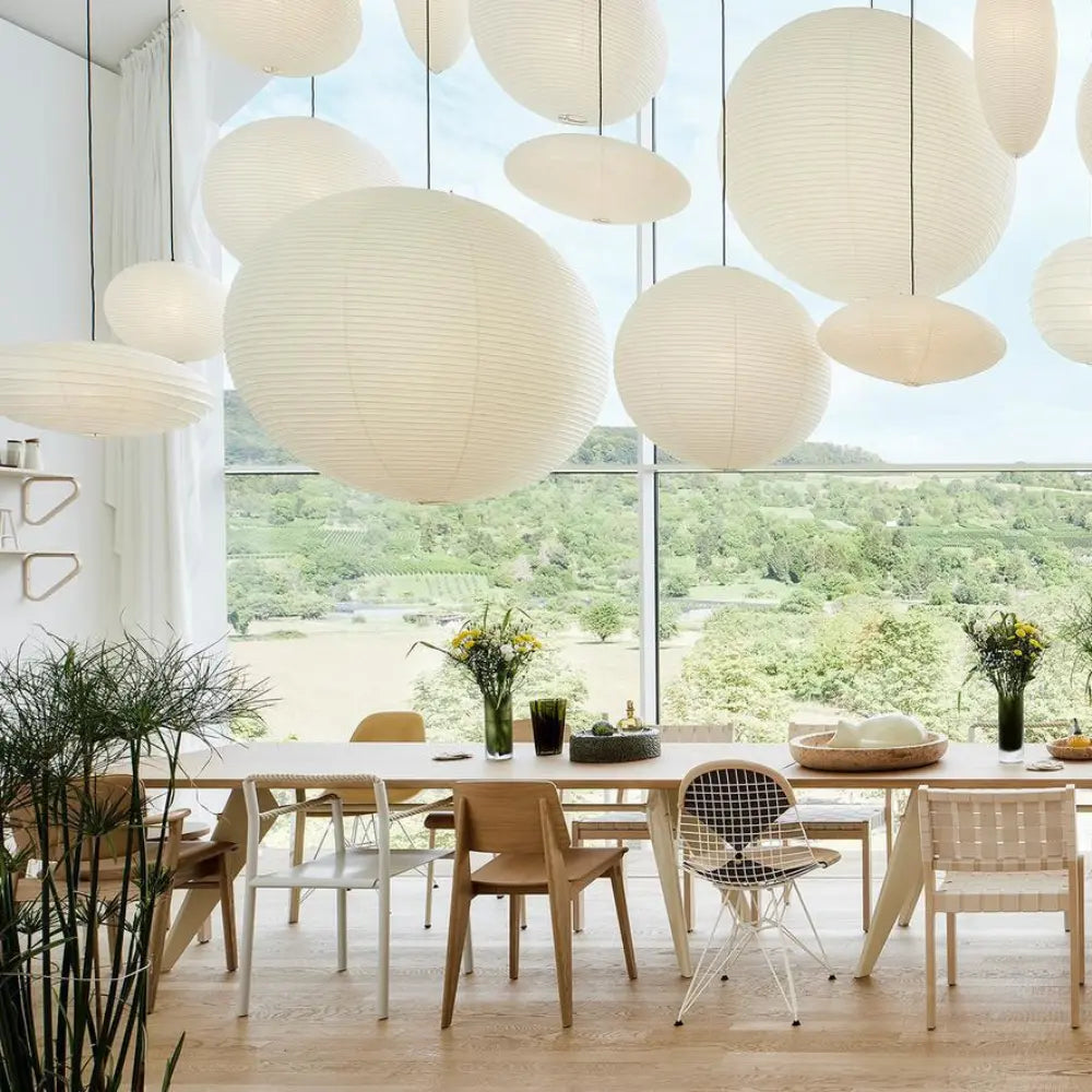Japanese Harmony Pendant Light - Adjustable Height Kitchen Pendant Lighting 6