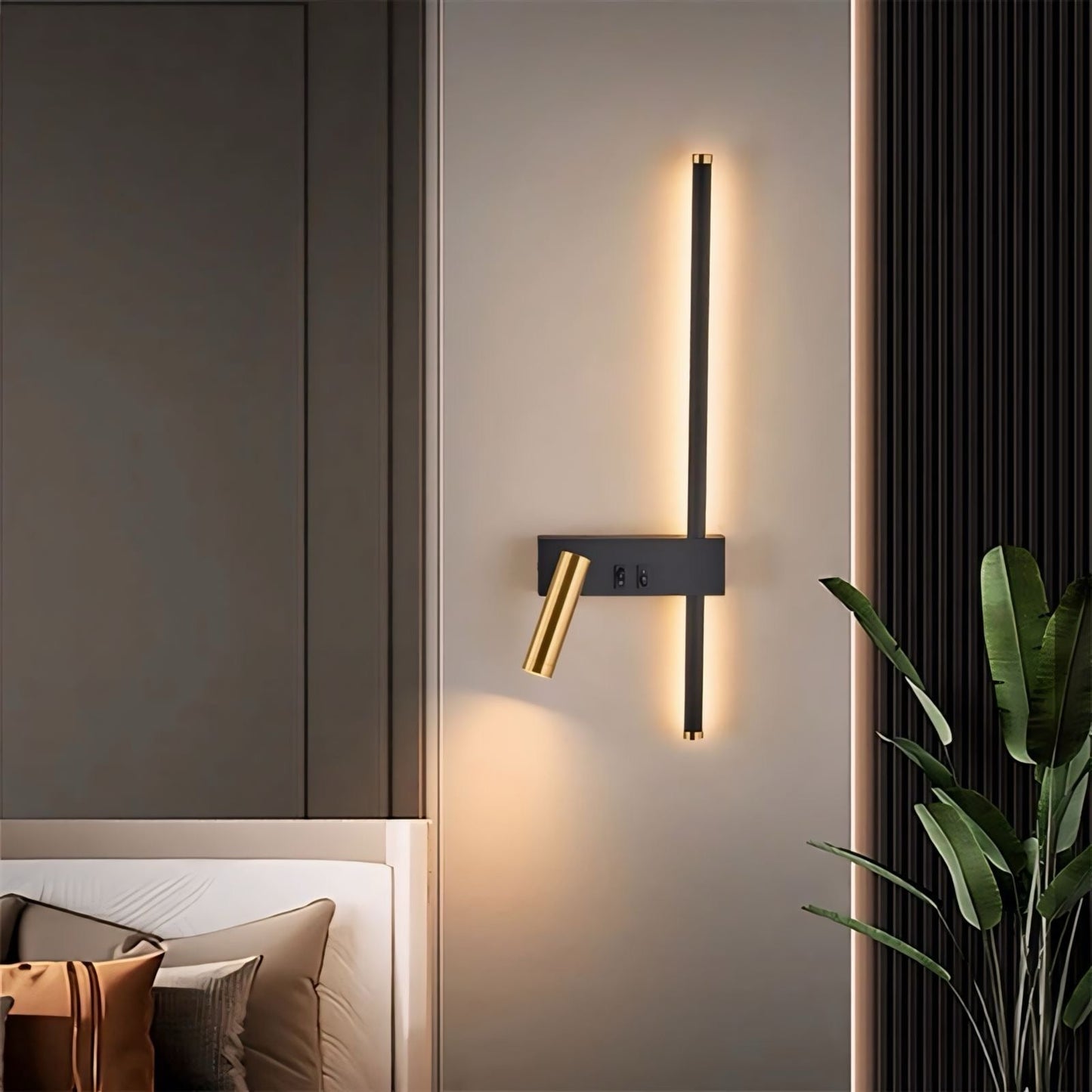 Modern Adjustable LED Wall Light for Bedroom Reading and Art Display 3