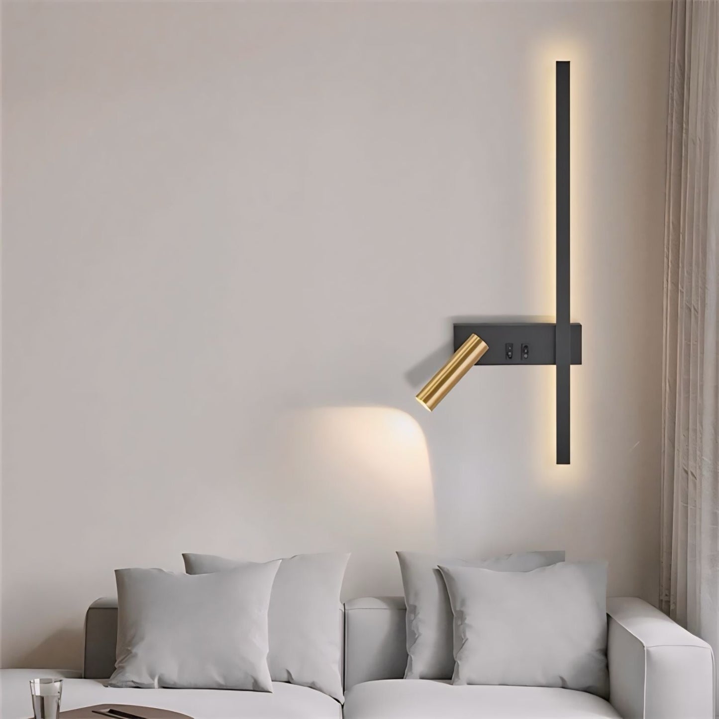 Modern Adjustable LED Wall Light for Bedroom Reading and Art Display 5