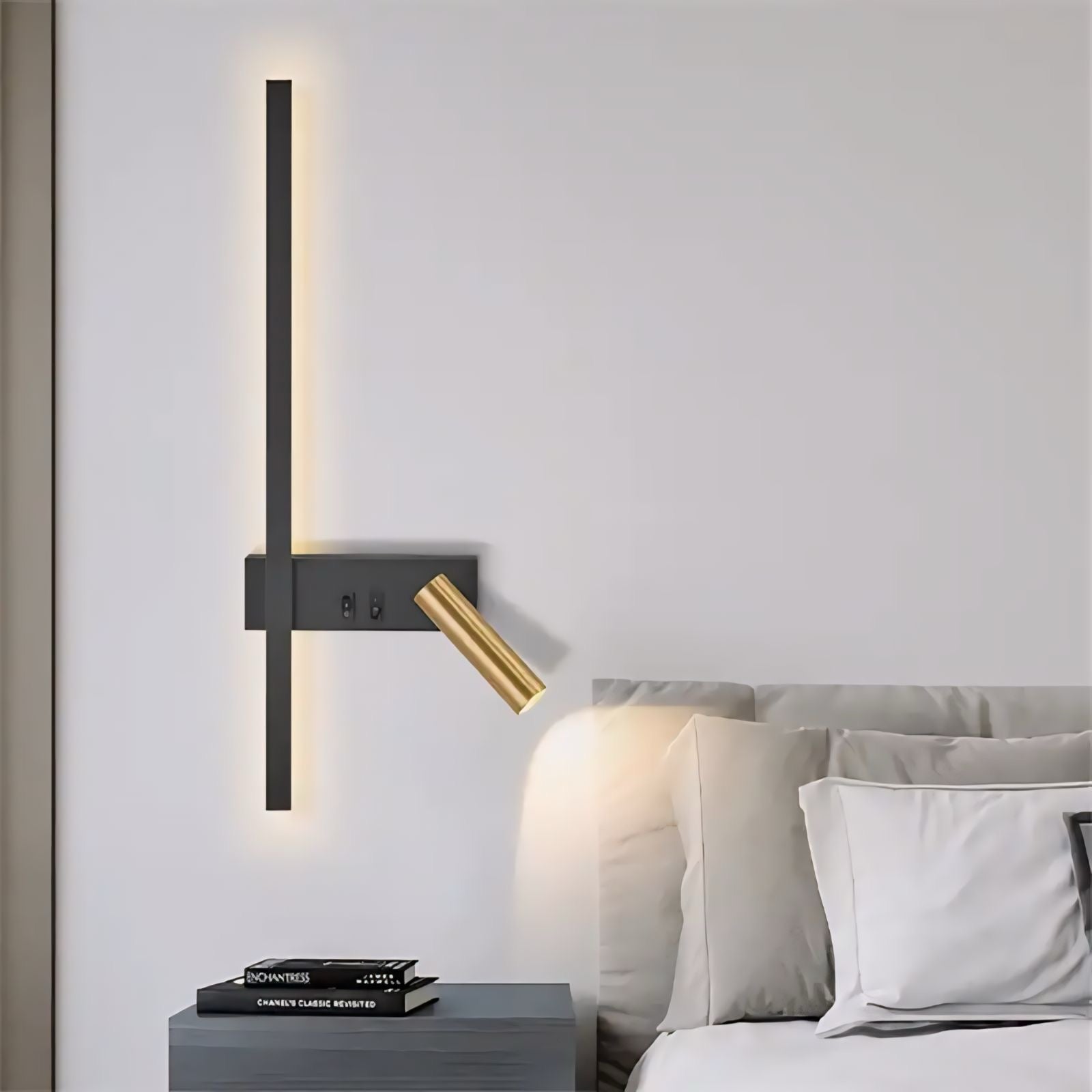 Modern Adjustable LED Wall Light for Bedroom Reading and Art Display 6