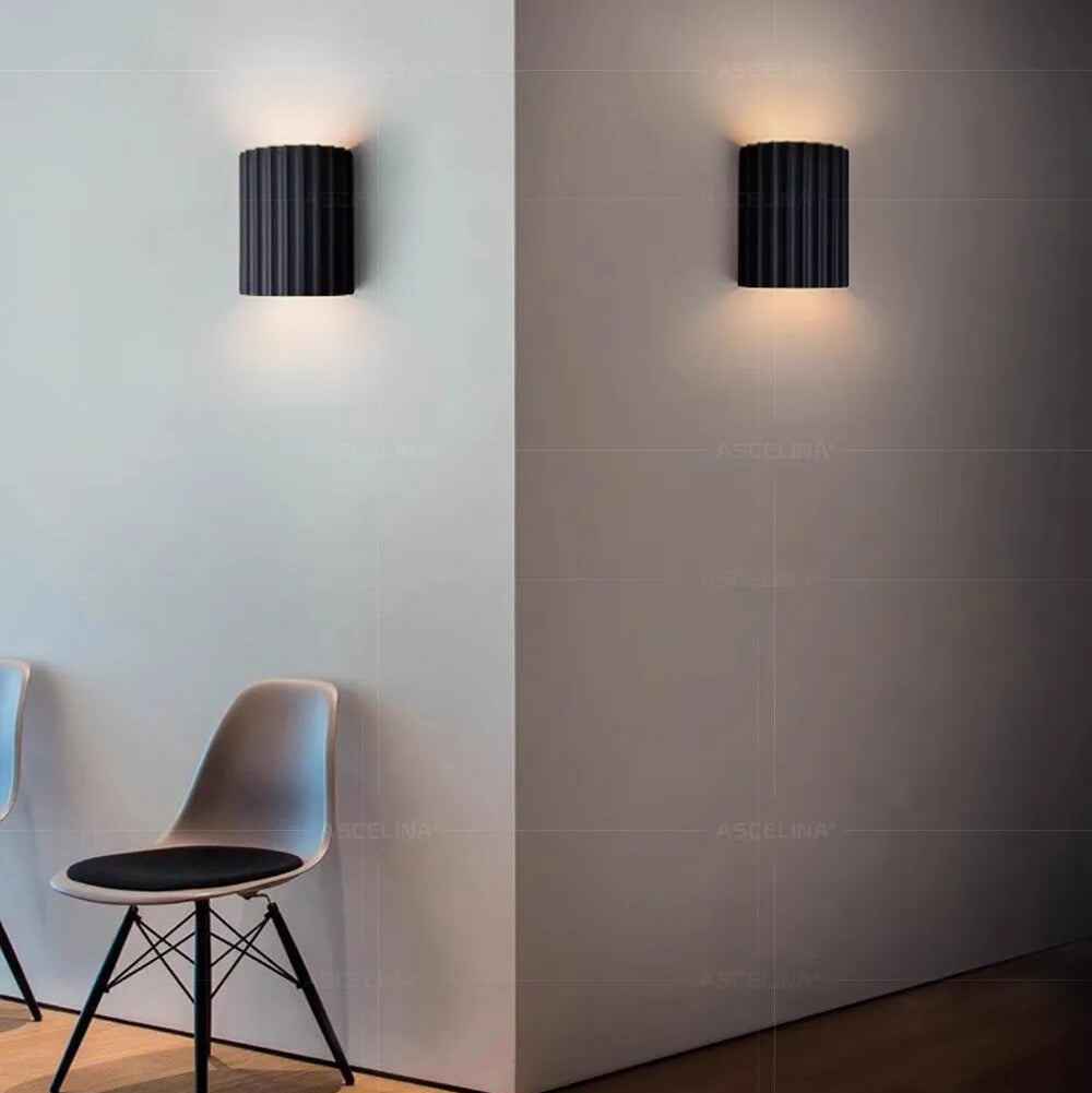 Modern Artistic Resin Wall Sconce Light with LED for Versatile Home Spaces 5