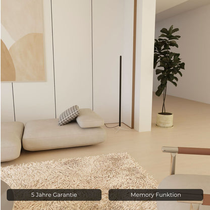 Modern Black Floor Lamp - Stylish Standing Lamp for Living Room Decor