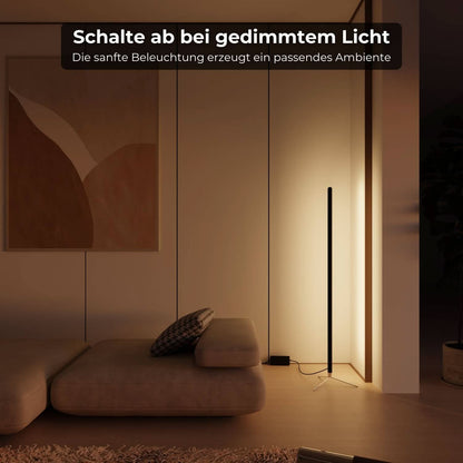 Modern Black Floor Lamp - Stylish Standing Lamp for Living Room Decor