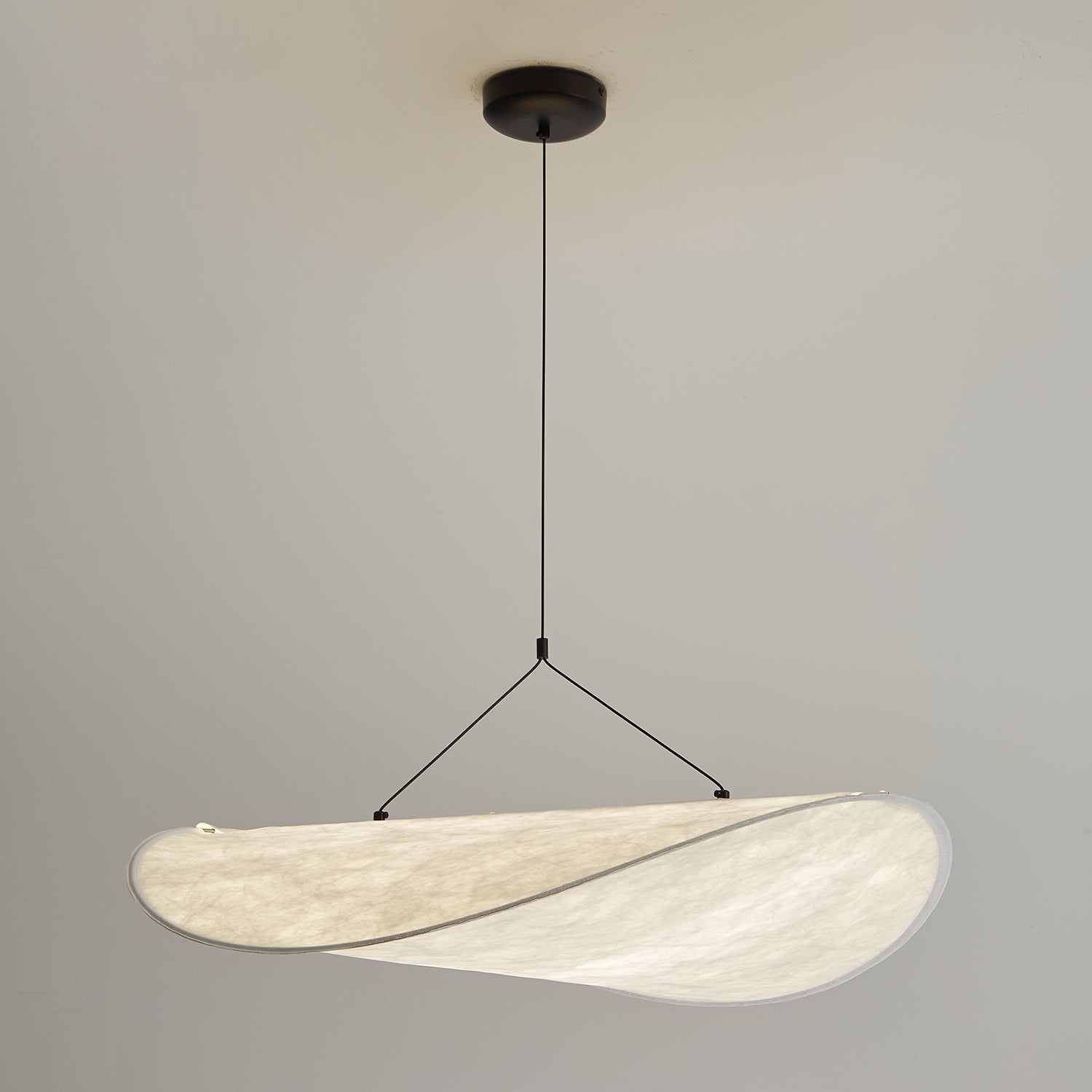 Modern Black Pendant Light with Integrated LED for Kitchen and Indoor Spaces 0