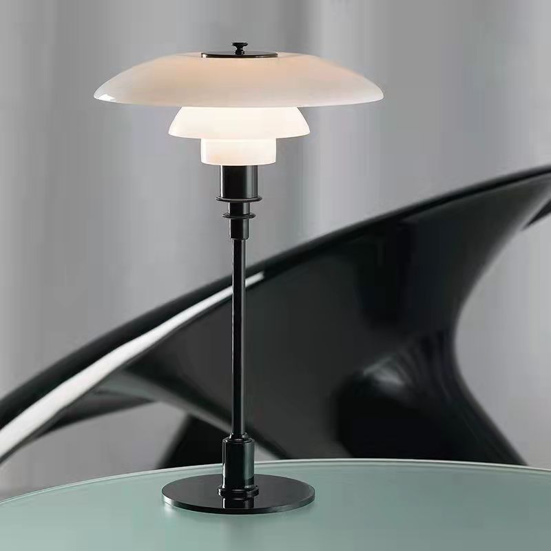 Modern Danish Table Lamp - Elegant Glass Design for Bedroom & Living Room 10