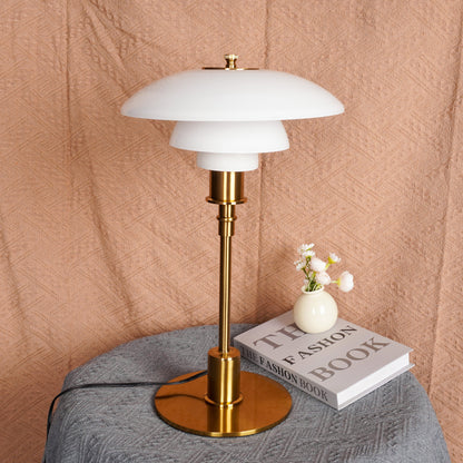Modern Danish Table Lamp - Elegant Glass Design for Bedroom & Living Room 5
