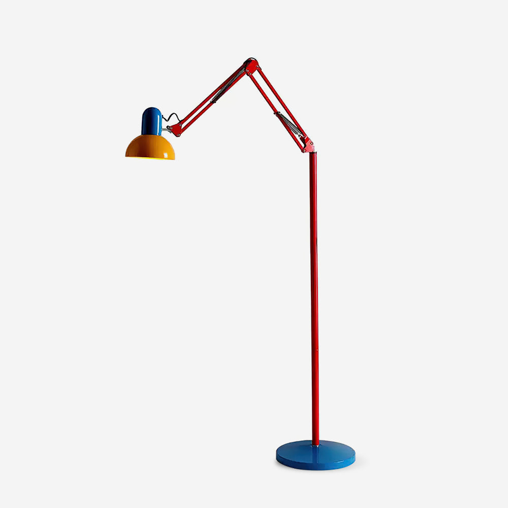 Modern Floor Lamp with Adjustable Arm for Living Room Lighting