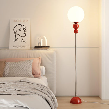 Modern Floor Lamp with Metal and Glass Design for Living Room Ambiance 6