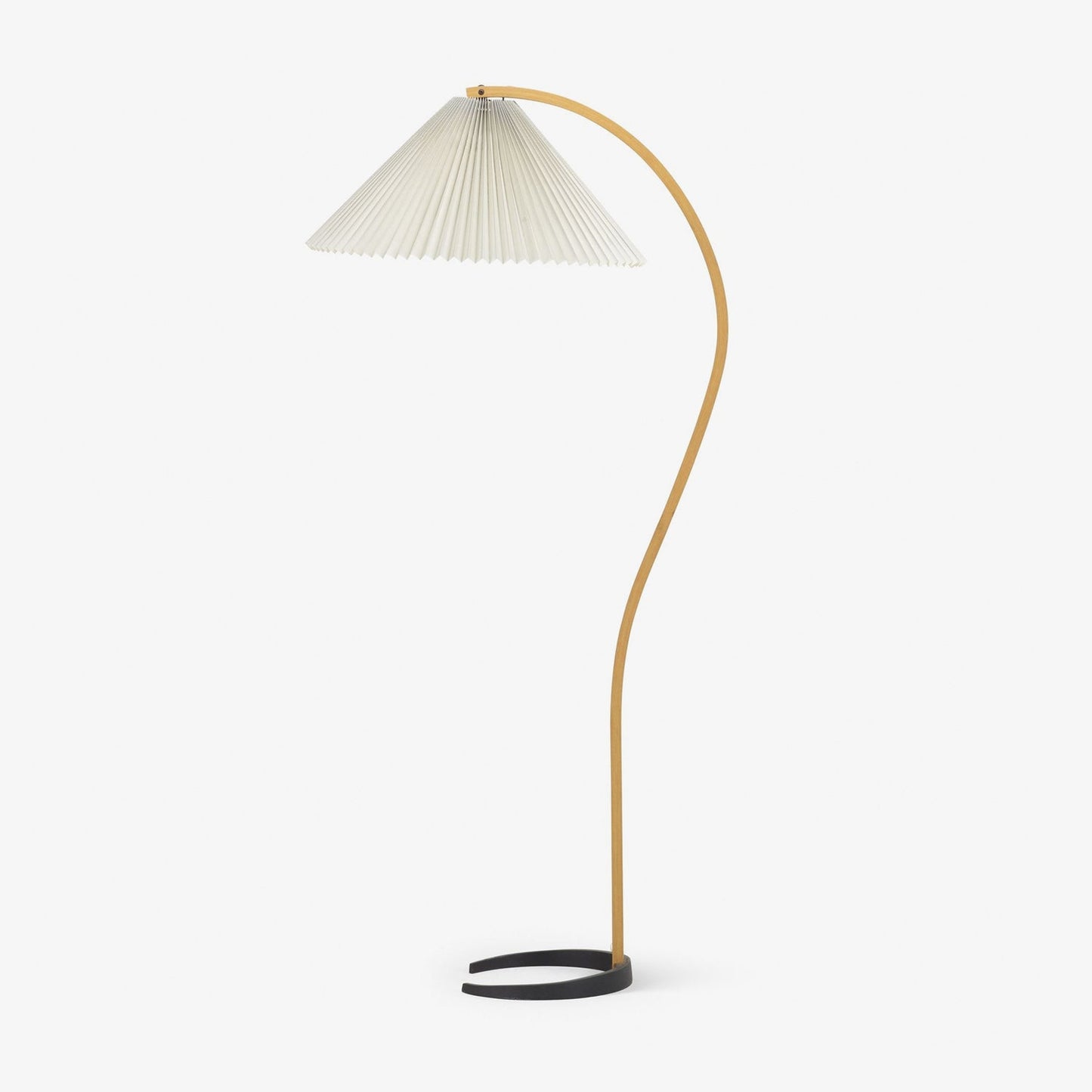 Modern Floor Lamp with Wooden and Metal Design