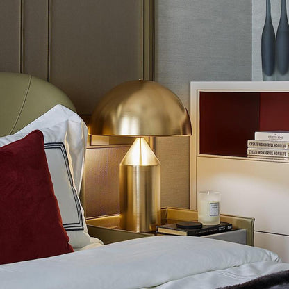Modern Geometric Atollo Metal Table Lamp for Stylish Bedroom and Living Room Lighting 2