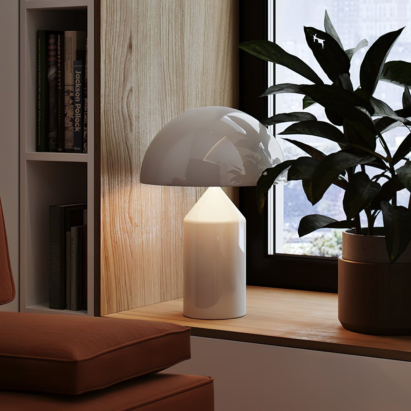 Modern Geometric Atollo Metal Table Lamp for Stylish Bedroom and Living Room Lighting 8