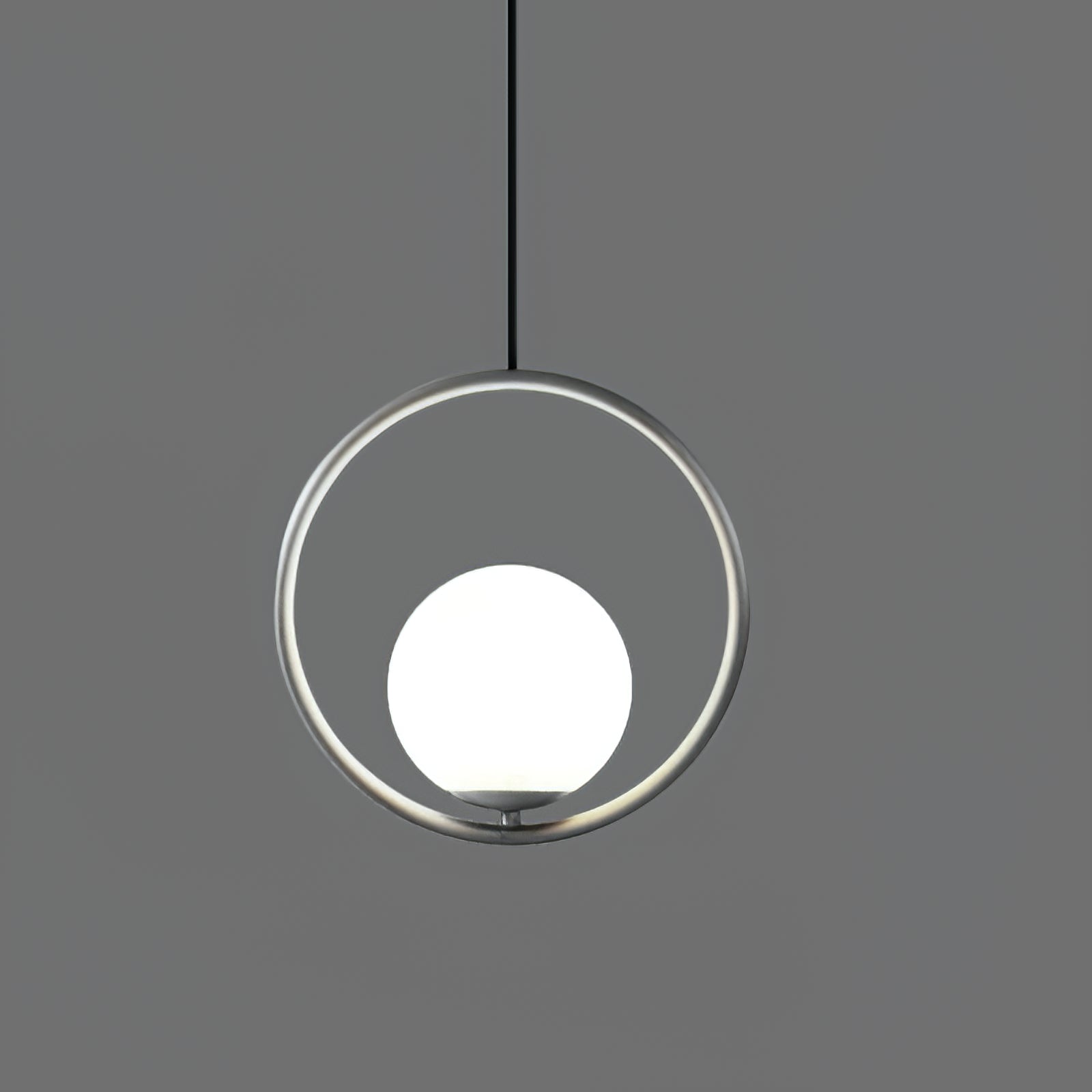Modern Glass Pendant Lamp - Elegant Brass Ceiling Light Fixture for Stylish Interiors 11