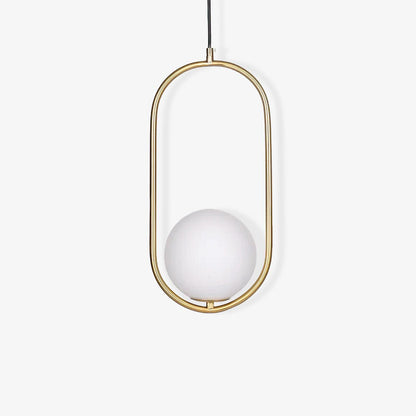 Modern Glass Pendant Lamp - Elegant Brass Ceiling Light Fixture for Stylish Interiors 18