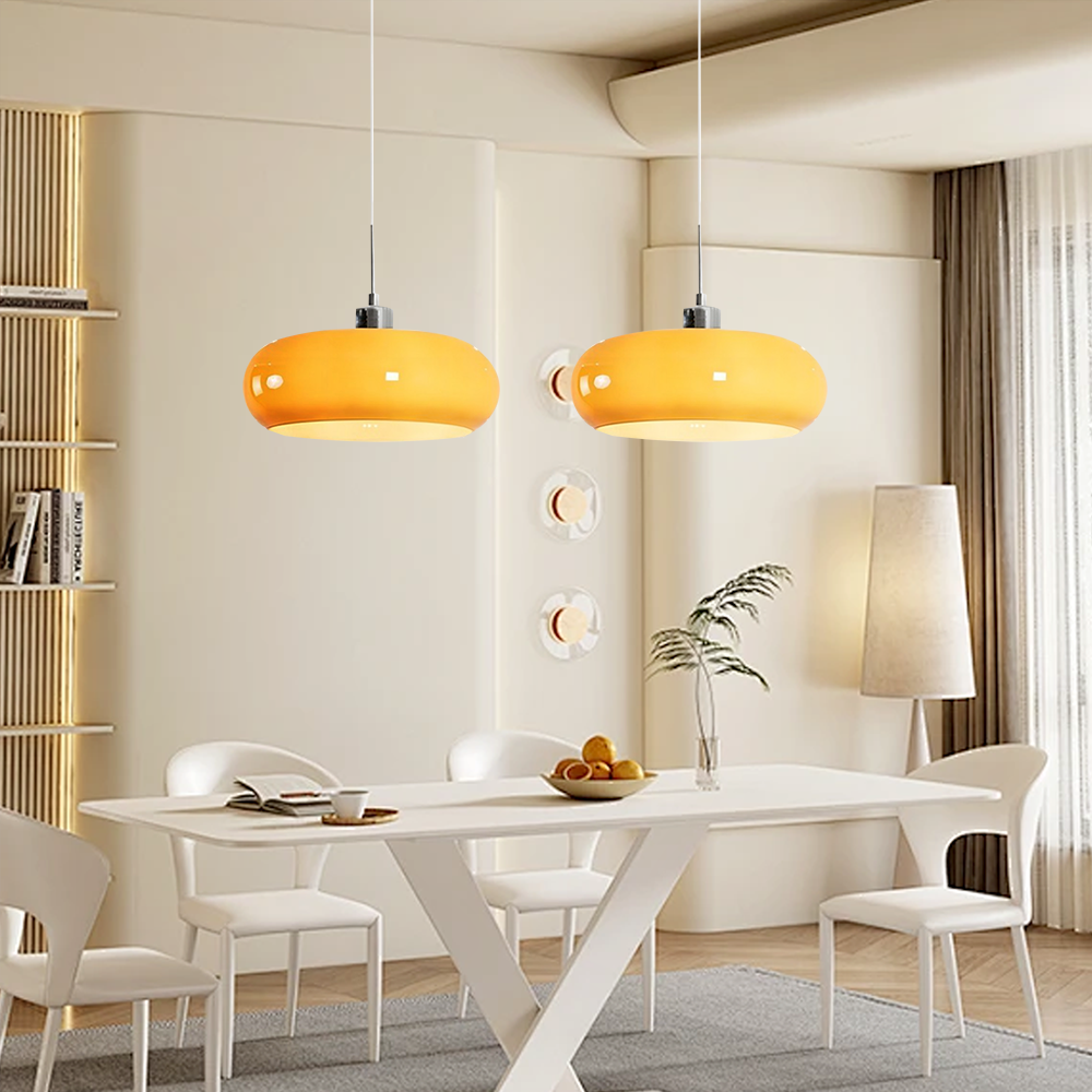 Modern Glass Pendant Light - Stylish Kitchen Pendant Lighting for Island 1