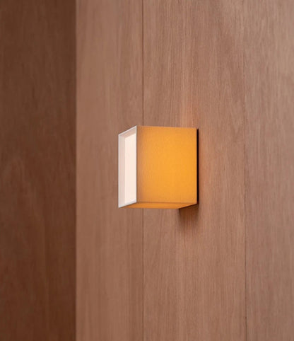 Modern Japanese Wall Sconce Light with Integrated LED for Indoor Use 7